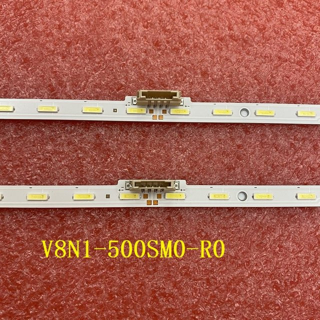 LED-Streifen für Samsung TV Modelle UN50NU7100F UN50NU7200F UN50NU7090F UE50NU7090U UE50NU7095U UE50NU7095 UN50RU7100 UE50RU7100 UE50RU7405U in Weiß - Bild 1