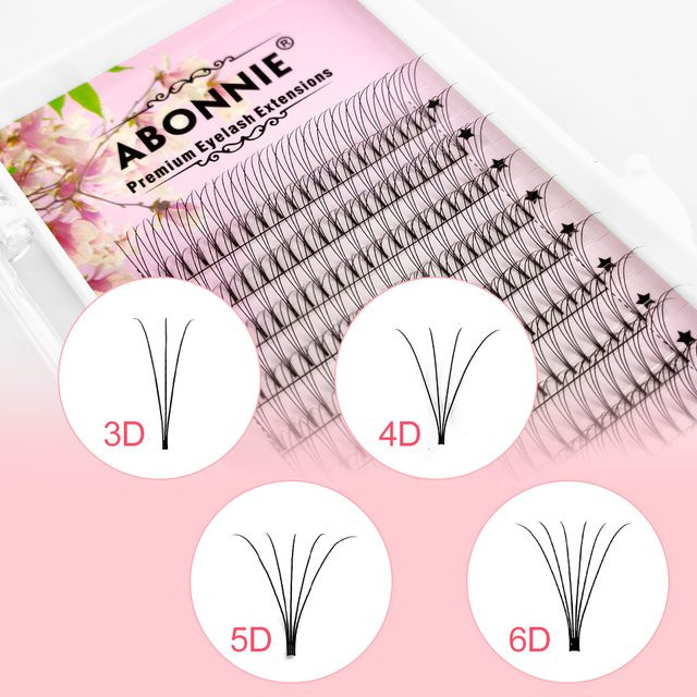 ABONNIE Volumen-Wimpernverlängerungen, Black, Unisex - Bild 1