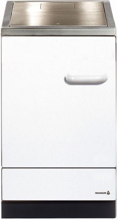 WAMSLER Holzherd K155 S in Weiss mit 5 kW Heizleistung, B/T/H: 85 x 60 x 42 cm - Bild 1