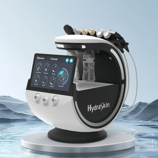 Hydra-Dermabrasion H2O2-Gerät, Gesichts-Sauerstoff-Reiniger, Unisex - Bild 1
