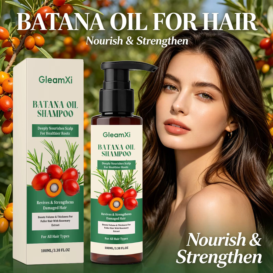 Gleamxi Batana-Öl-Shampoo mit Rosmarin für trockenes Haar - Bild 4