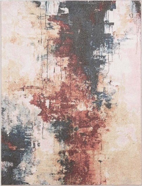 Moderner Teppich Bryan in Mehrfarbig mit abstraktem Design, B/B: 120 x 160 cm - Bild 1