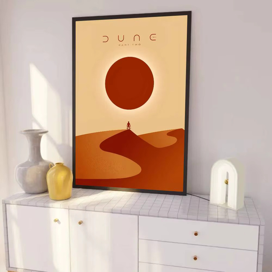 Klassisches Dune Film-Poster als selbstklebender wasserfester Papieraufkleber zur Wanddekoration - Bild 5