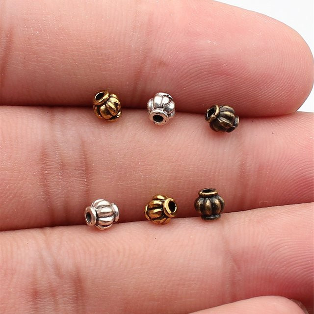 WYSIWYG Abstandshalterperlen, 4,5x4,5x4,3mm, 3 Farben, Unisex - Bild 1