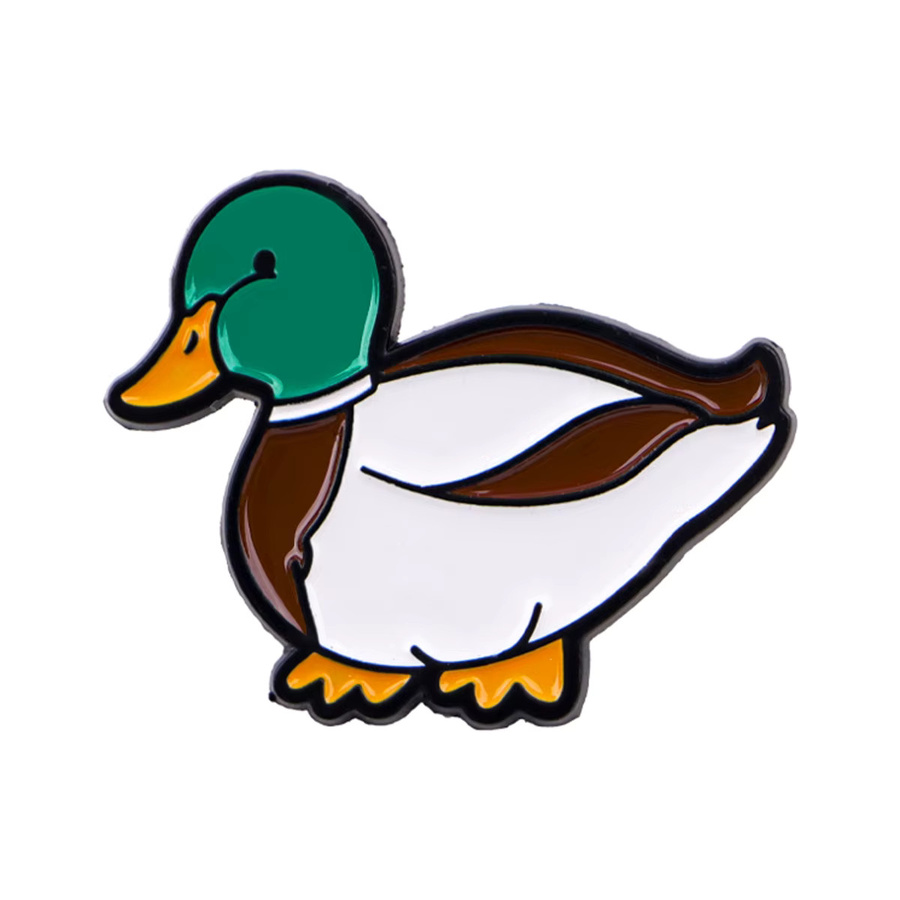 Anstecknadel Enten-Emaille, Bunt, Unisex - Bild 2