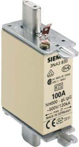 Siemens Indus.Sector NH-Sicherungseinsatz G000 100A 500AC 3NA3830 in Weiß - Bild 1