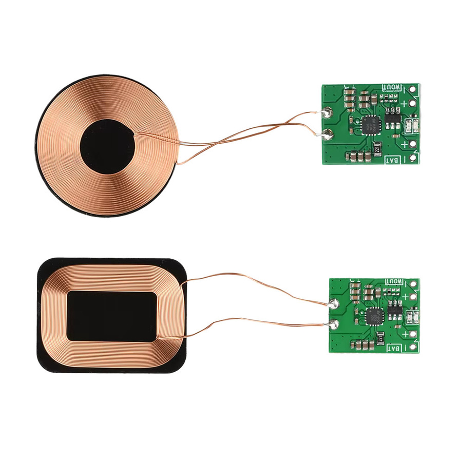 diymore 5W Drahtloses Ladeempfängermodul 5V 1A mit kleiner Spule für Lithiumbatterien - Bild 3