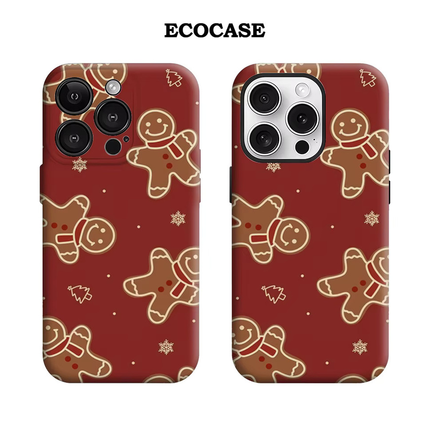 Handyhülle mit Lebkuchen-Design für Apple iPhone 11 bis iPhone 17 Pro Max Plus mit doppelschichtiger Rückseite - Bild 2