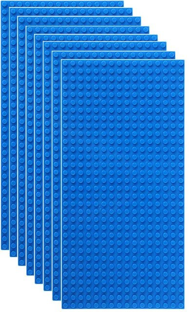 Yiran toy Grundplatten, 8-teiliges Set, dunkelblaue, ab 6 Jahren - Bild 1
