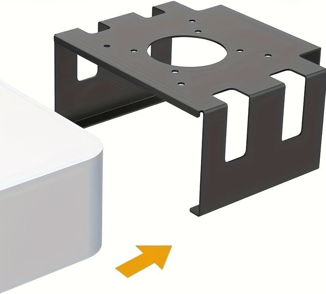 Faltbarer Laptop-Ständer aus Aluminiumlegierung in Schwarz für Mac Studio und universelle Laptops zur Desktop-Erhöhung und Kühlung - Bild 1