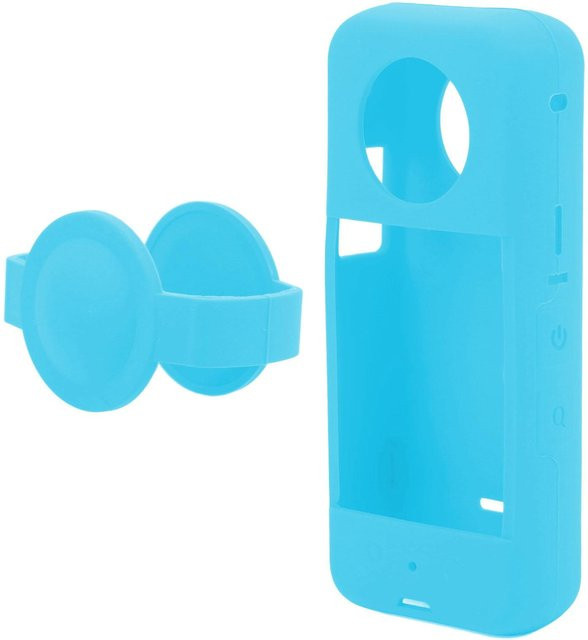 Andoer Silikon Kamera Schutzhülle in Blau, flexible und elastische Anti-Fall Abdeckung für Panorama Kameras - Bild 1