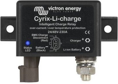 Victron Energy Laderelais Cyrix-Li-Charge 24/48V-120A in Schwarz, B/T/H: 46 x 46 x 80 mm - Bild 1
