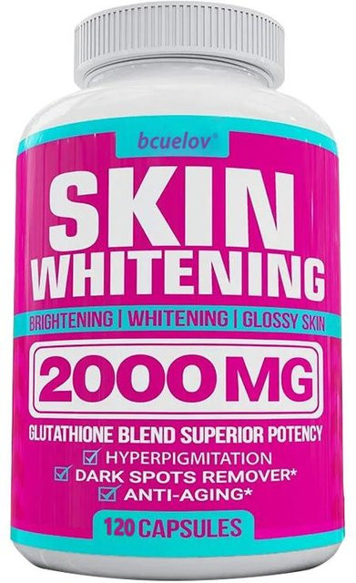 Insighing L-Glutathion Nahrungsergänzungsmittel mit Zitronenfruchtpulver, 120 Kapseln, Unisex - Bild 1