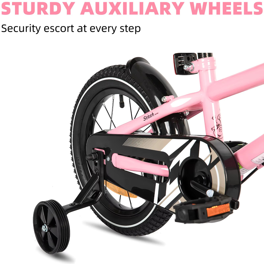 STITCH Kinderfahrrad, mit Stützrädern & Handbremsen - Bild 3