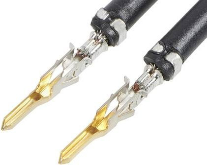 Molex Crimpkontakt mit Litze 2153421224 Bulk in Schwarz und Gold - Bild 1