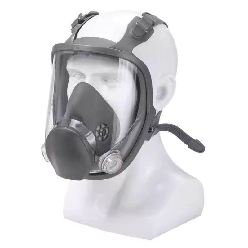 QHSPE 6800 Vollgesichtsschutzmaske professionelle Gasmaske zum Schutz vor Chemikalien, Pestiziden und Staub - Bild 5