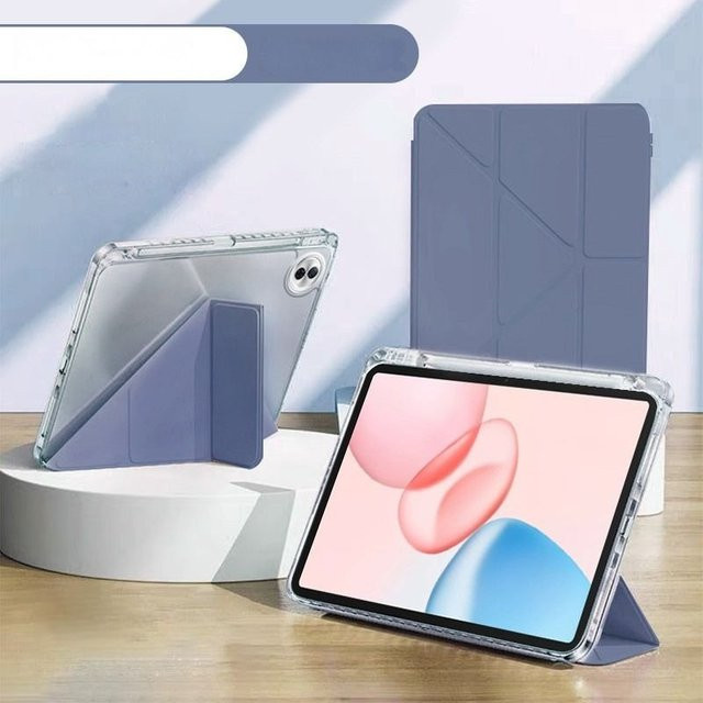 Smart Case für Huawei Honor Pad 10 12,1 Zoll 2025 Magnetische Faltbare Hülle mit Stifthalter in Blau - Bild 1