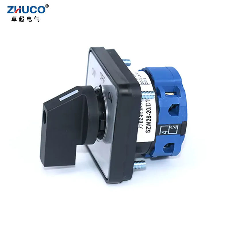 ZHUCO SZW26/LW26-20 Ein-Aus-Ein Stromversorgungsschalter 20A 660V 1-poliger 3-Gang Mechanischer Umschalter Universeller Nockenschalter für Motoren - Bild 5