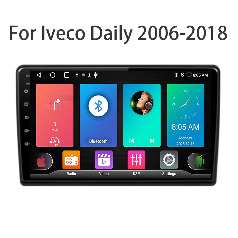 FengShiDa Autoradio mit 16 Zoll Android Bildschirm für Iveco Daily 2006-2018 mit Carplay, Android Auto, GPS und 5G/4G Unterstützung in Schwarz - Bild 5