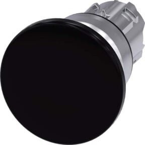Siemens Indus.Sector Pilzdrucktaster rund schwarz 22mm 3SU1050-1BD10-0AA0 - Bild 1