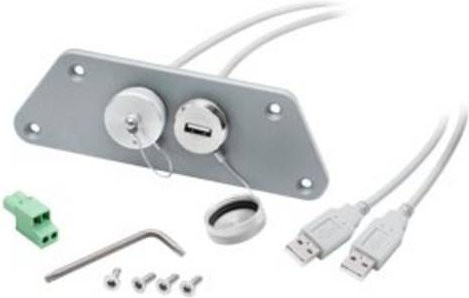 Siemens SPS-Schnittstelle 6AV7674-0LX01-0AA0 in Grau und Silber mit USB-A Anschluss - Bild 1