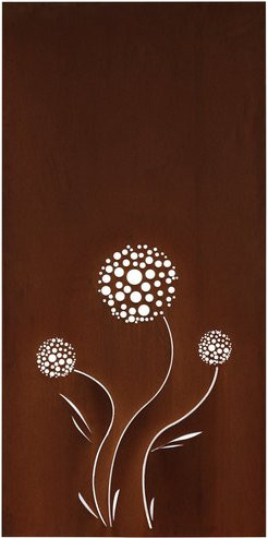 Sichtschutz Leone von FLORAWORLD aus Stahl in Braun, H x B: 158 x 90 cm - Bild 1