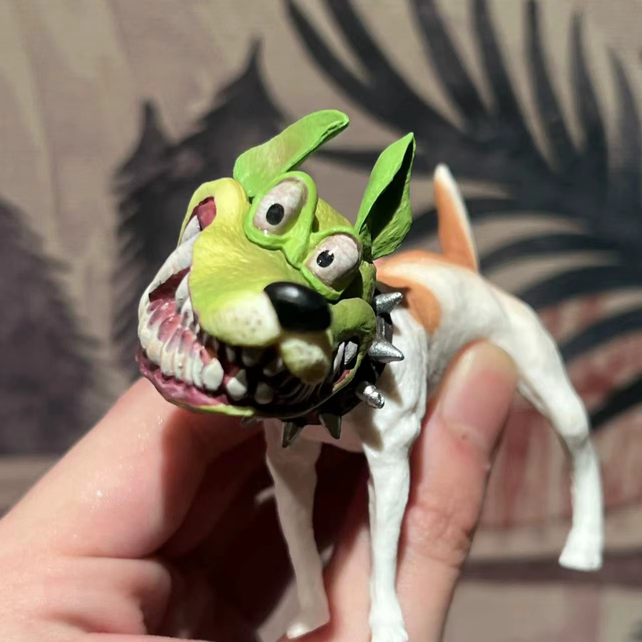 Hasbro Die Maske Hund Figur als Desktop Dekoration und Sammlerfigur, Multicolor, Höhe: 7 cm - Bild 2