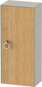 Duravit Halbhochschrank White Tulip in Weiß mit Glastüren, Wandmontage, B/T/H: 40 x 24 x 88 cm - Bild 1