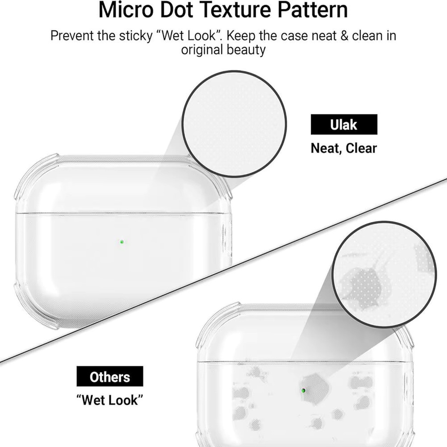 Transparente TPU Kopfhörerhülle für Apple AirPods Pro 3 mit Schlüsselanhänger - Bild 3
