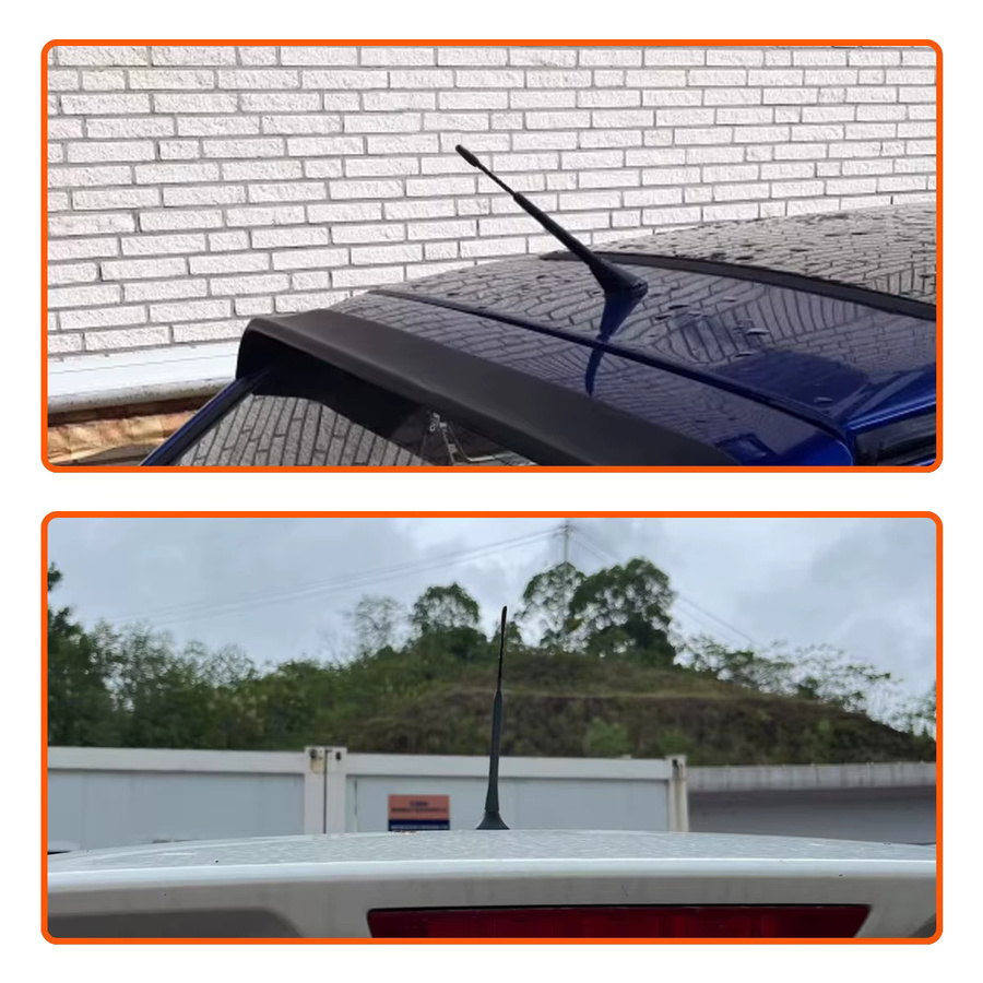 YONGRUN Mast-Peitschenantenne für das Autodach zur Verbesserung des Stereosignals in Schwarz mit drei Schraubentypen - Bild 2