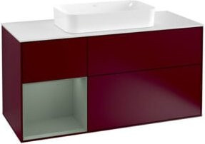 V&B Waschtischunterschrank Finion mit Wandbeleuchtung, Breite: 120 cm, Tiefe: 50,1 cm, Höhe: 50,1 cm, lackiert - Bild 1