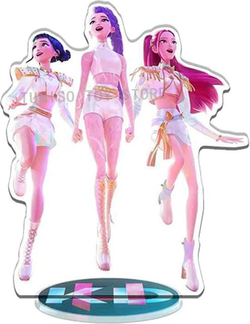 Anime KPop Dämonenjäger Acryl-Ständer, Rumi Mira Zoey Sussy Puppen, ab 3 Jahren - Bild 1