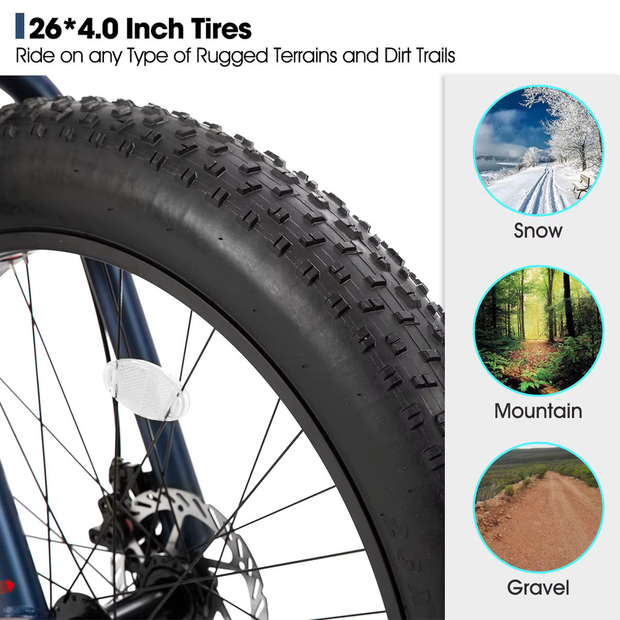 Hiland Kinderfahrrad Fat Tire Mountainbike, 20-Zoll, ab 5 Jahren - Bild 5