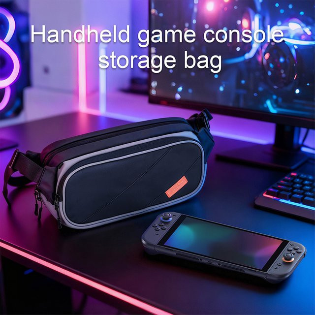DEVASO Aufbewahrungstaschen und Schutzhüllen für Steam Deck, ROG Ally X und Switch 2 in Schwarz - Bild 1