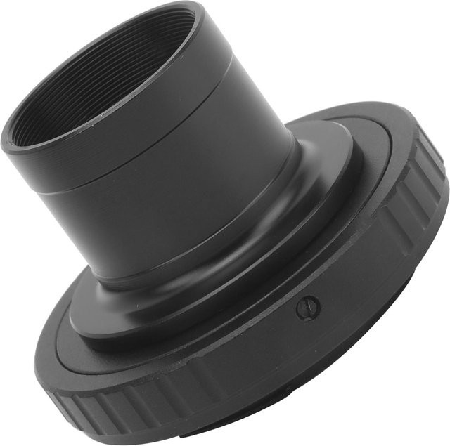 Koogeelife Teleskop 1,25 Zoll T-Mount-Adapter und Objektivadapterring für Olympus OM Mount Kamera, Schwarz - Bild 1