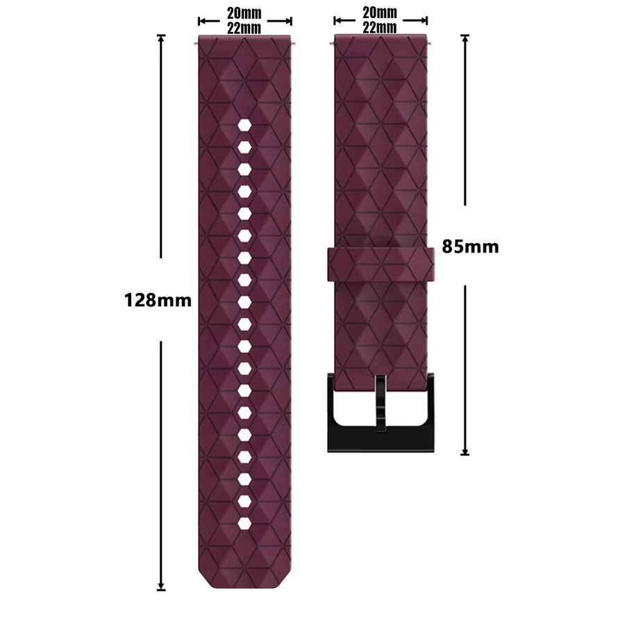 COROS Uhrenarmband Silikon, purple, Unisex - Bild 2