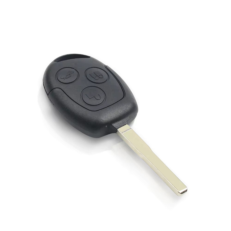KEYYOU Fernbedienung Auto Schlüssel für Ford Focus Ka Mondeo Galaxy Fiesta Fusion, 433MHz, 4D60 ID63 Chip, 3 Tasten, Schwarz - Bild 2