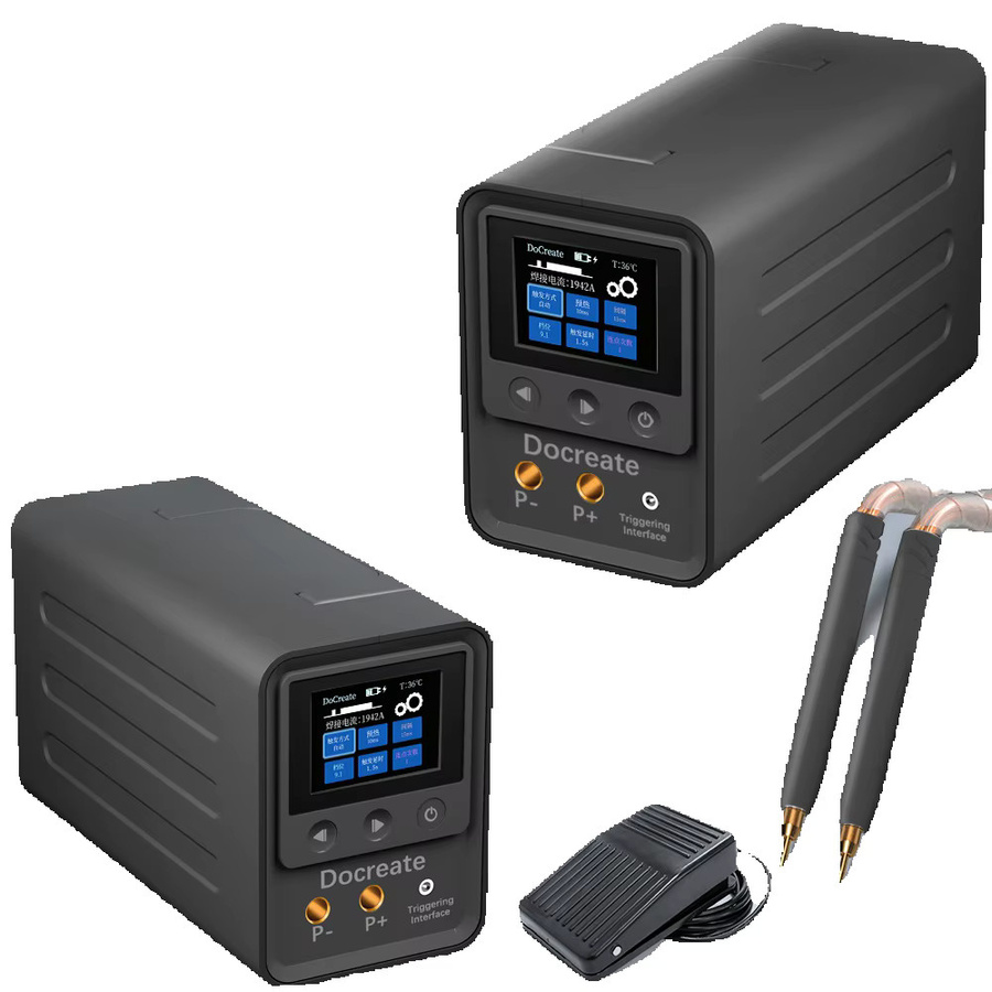 Bromose Nickel-Punktschweißmaschine mit 999 Stufen einstellbarem Farad-Kondensator, 10 kW Hochleistung und Lithium-Batterie, Schwarz - Bild 4