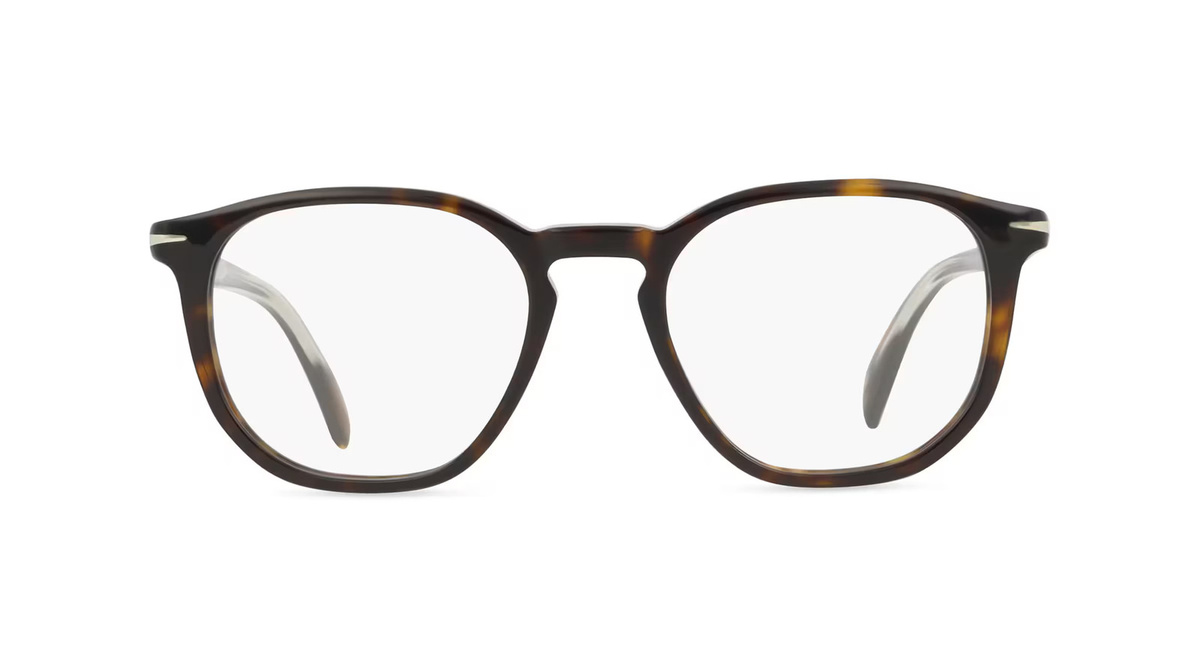 David Beckham DB 1106 Korrektionsbrille, Vollrand, Quadratisch, Acetat, Herren, Braun - Bild 1