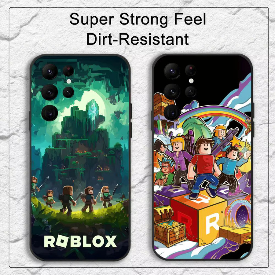 Game R-Roblox Handyhülle für Samsung Galaxy S20 S21 S22 S23 S24 FE Plus Ultra in Schwarz und Multicolour aus weichem TPU - Bild 2