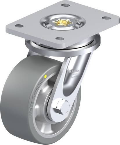 Blickle Lenkrolle LO-ALTH 127K-AS in Silber und Grau mit 125 mm Rad-Durchmesser und 750 kg Tragfähigkeit - Bild 1