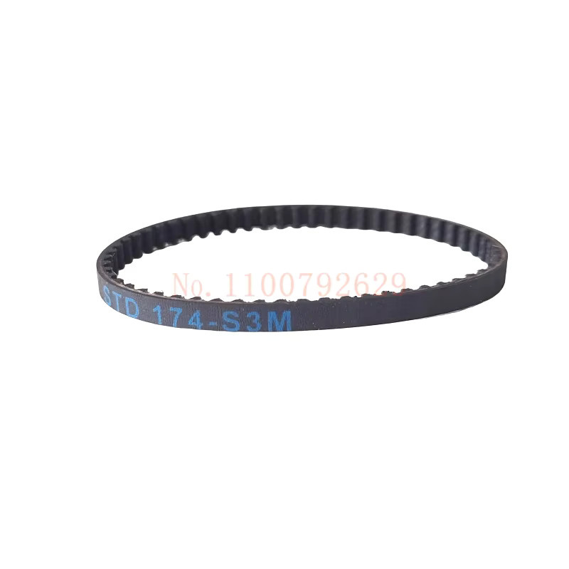 S3M Zahnriemen Closed-Loop Gummi-Riemenscheibe in Schwarz - Bild 1
