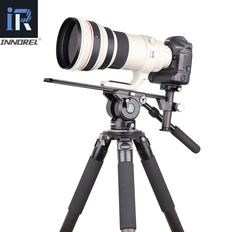 Manfrotto Hydraulische Tele Long-Focus Objektiv Halterung mit Schnellwechselplatte in Schwarz - Bild 2