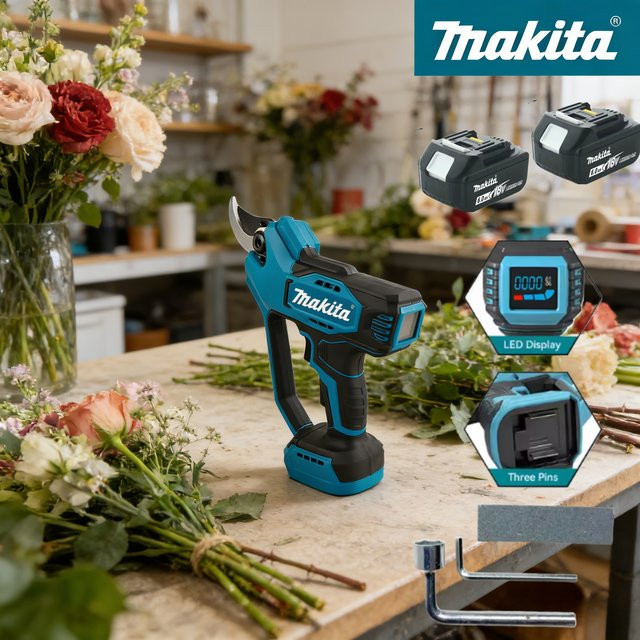 Makita Akku Astschere kabellos mit bürstenlosem Motor in Blau - Bild 1
