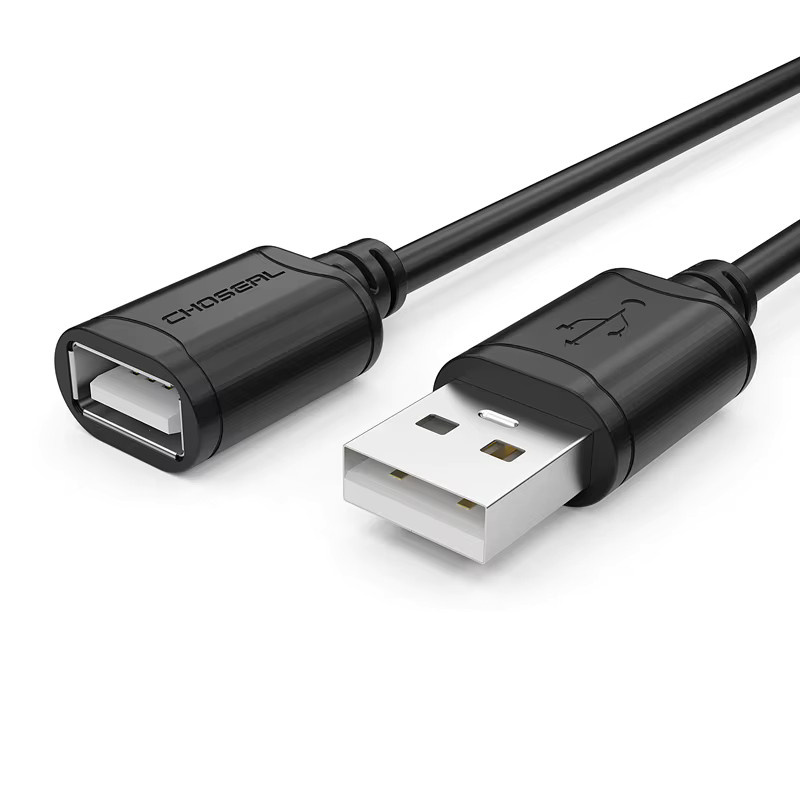 CHOSEAL USB-Verlängerungskabel 2.0 USB-A Stecker auf USB-A Buchse in Schwarz - Bild 5