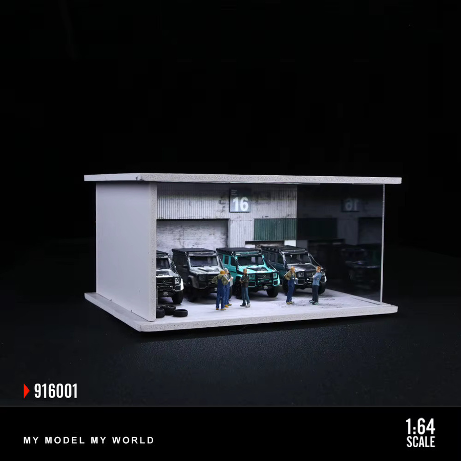 GSF Auto Garage Lighting Edition, Modell 1:64, Beleuchtung Szene - Bild 1