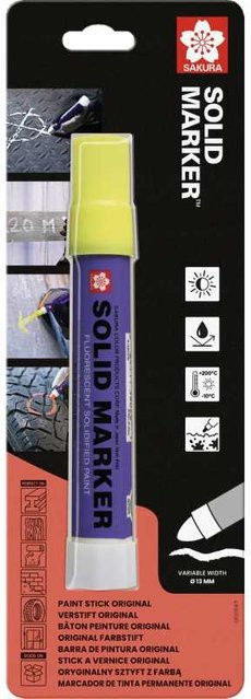 Sakura Festmarker Wax in Neongelb für Profis - Bild 1