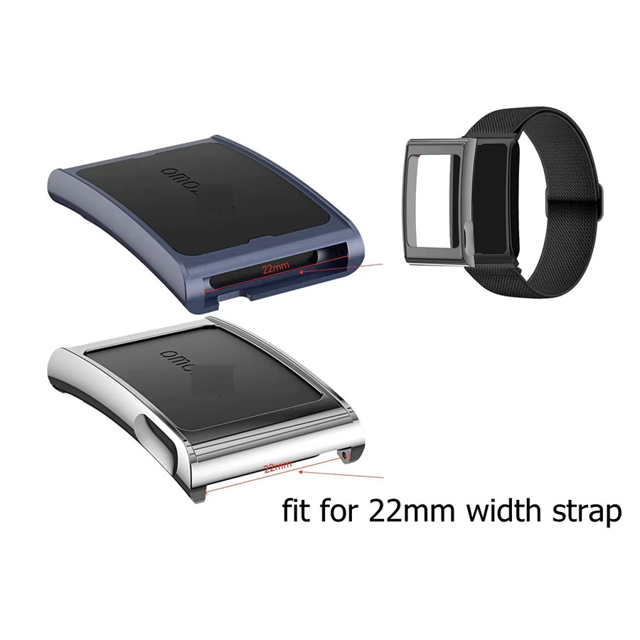 SZKOSTON Schutzhülle für Amazfit Helio, Edelstahl, Gold, Unisex - Bild 3