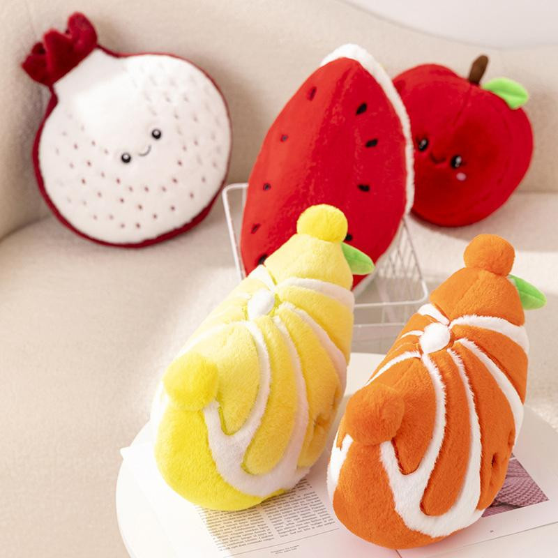 Kidsly Fruchtpuppe Zitrone Grapefruit Wassermelone Apfel Granatapfel, Plüschtier, ab 14 Jahren - Bild 1