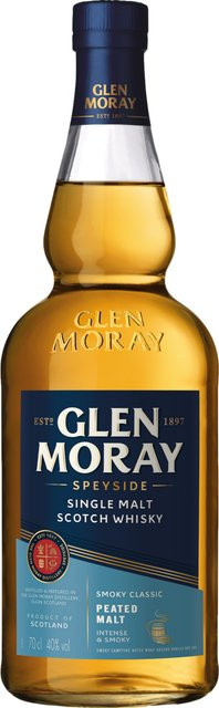 Glen Moray Peated Speyside Single Malt Scotch Whisky, Schottland, 40% Vol., 0,7 l - Bild 1